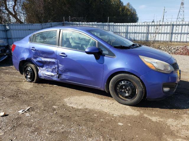 KNADM4A38D6260846 - 2013 KIA RIO LX BLUE photo 4