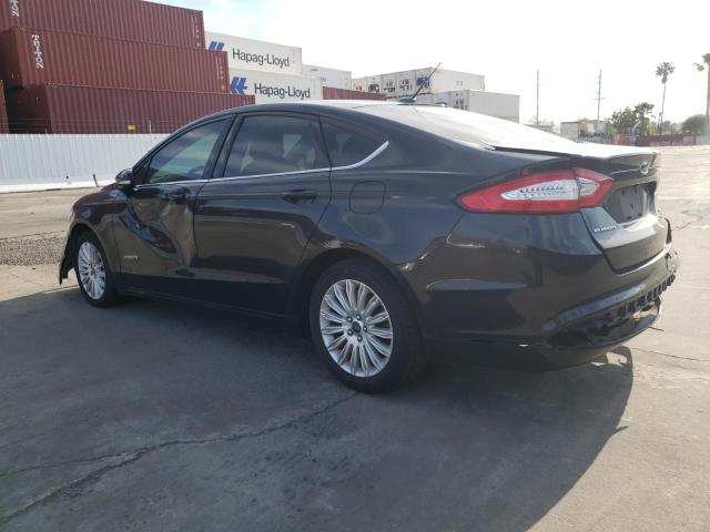 3FA6P0LU0ER298826 - 2014 FORD FUSION SE HYBRID BLACK photo 2