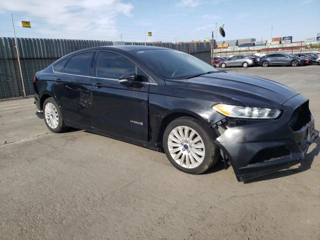 3FA6P0LU0ER298826 - 2014 FORD FUSION SE HYBRID BLACK photo 4