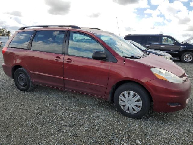 5TDZA23C96S450189 - 2006 TOYOTA SIENNA CE BURGUNDY photo 4