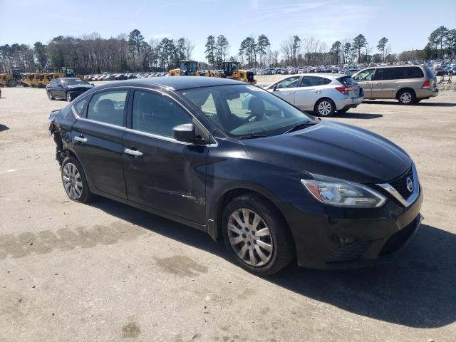 3N1AB7AP4HY375123 - 2017 NISSAN SENTRA S BLACK photo 4