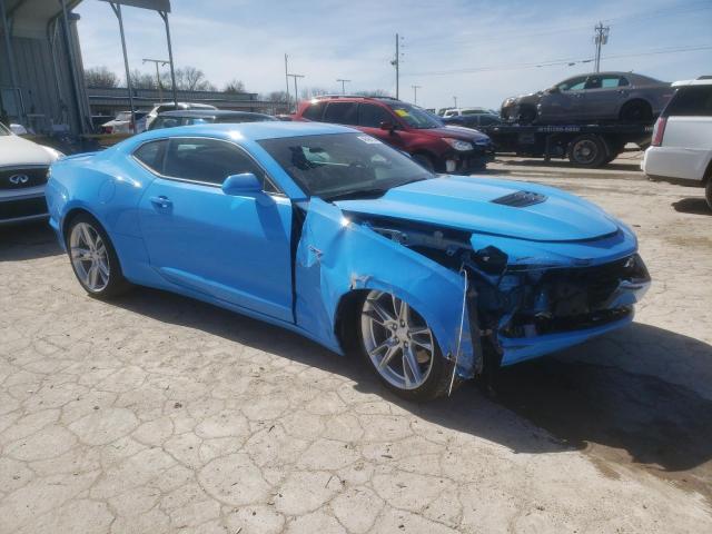 1G1FF1R79N0114058 - 2022 CHEVROLET CAMARO LT1 BLUE photo 4