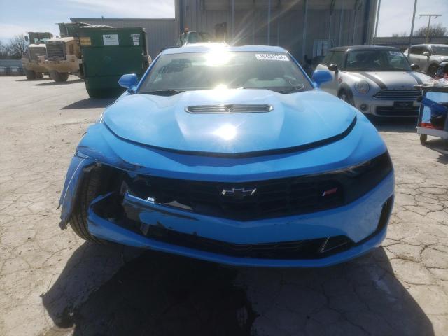 1G1FF1R79N0114058 - 2022 CHEVROLET CAMARO LT1 BLUE photo 5