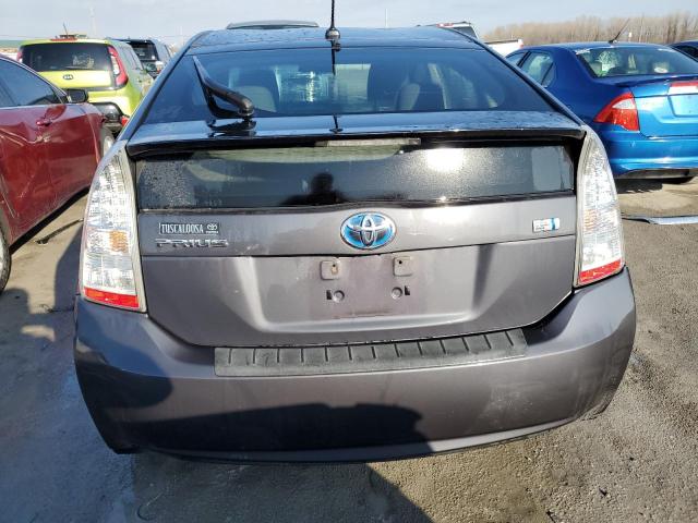 JTDKN3DU3B0324961 - 2011 TOYOTA PRIUS CHARCOAL photo 6