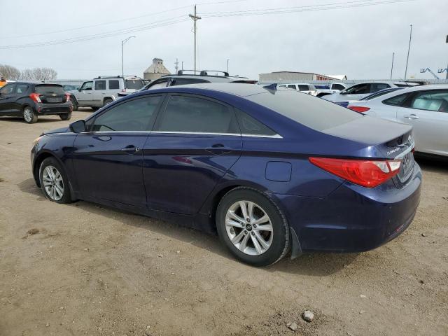 5NPEB4AC7DH794679 - 2013 HYUNDAI SONATA GLS BLUE photo 2