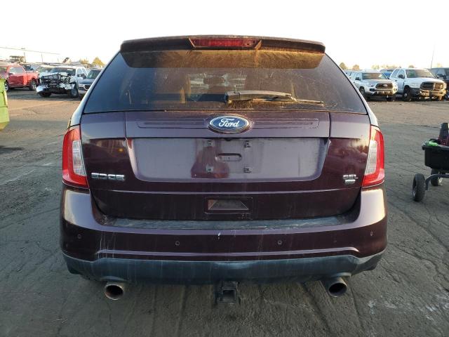 2FMDK4JC8BBA22207 - 2011 FORD EDGE SEL MAROON photo 6