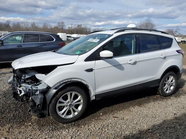 1FMCU9HD2JUC72729 - 2018 FORD ESCAPE SEL WHITE photo 1