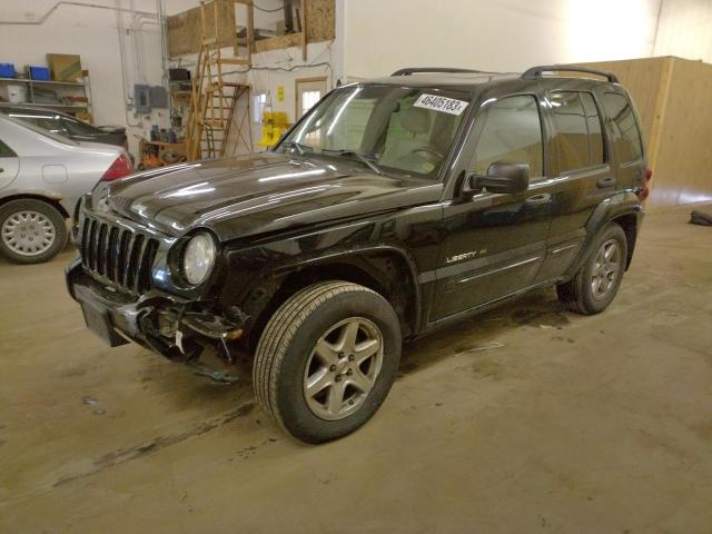 1J4GL58K33W538440 - 2003 JEEP LIBERTY LIMITED BLACK photo 1