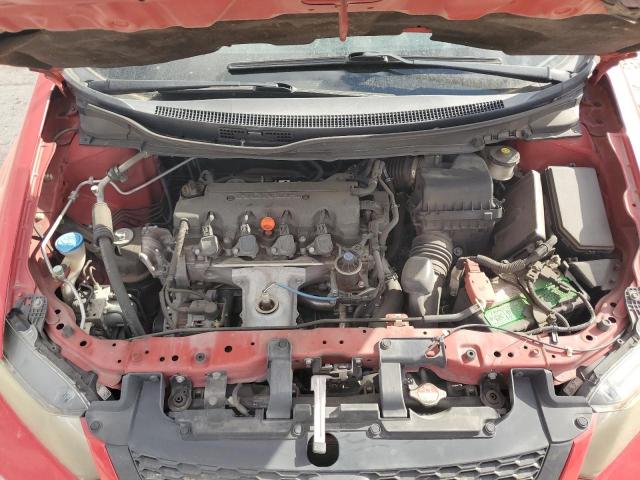 2HGFG3B55DH528975 - 2013 HONDA CIVIC LX RED photo 11