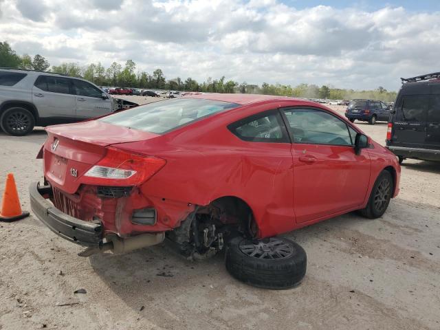 2HGFG3B55DH528975 - 2013 HONDA CIVIC LX RED photo 3