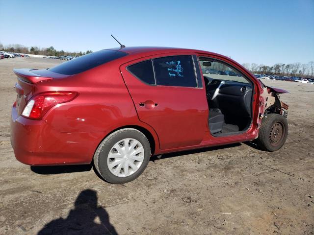 3N1CN7AP6KL858746 - 2019 NISSAN VERSA S BURGUNDY photo 3