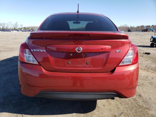 3N1CN7AP6KL858746 - 2019 NISSAN VERSA S BURGUNDY photo 6