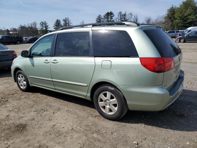 5TDZK23C48S214341 - 2008 TOYOTA SIENNA CE GREEN photo 2