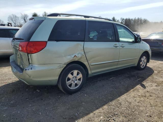 5TDZK23C48S214341 - 2008 TOYOTA SIENNA CE GREEN photo 3