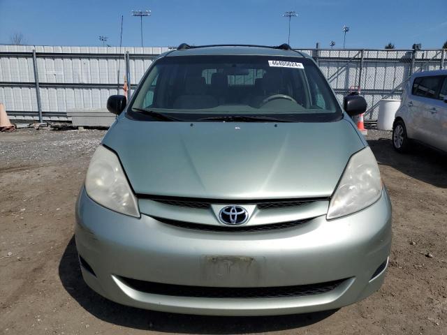 5TDZK23C48S214341 - 2008 TOYOTA SIENNA CE GREEN photo 5