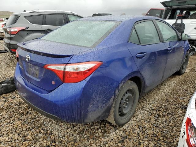 2T1BURHE9GC576686 - 2016 TOYOTA COROLLA L BLUE photo 3