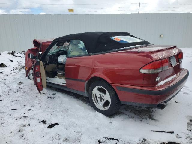 YS3DD78N4X7062364 - 1999 SAAB 9-3 S RED photo 2