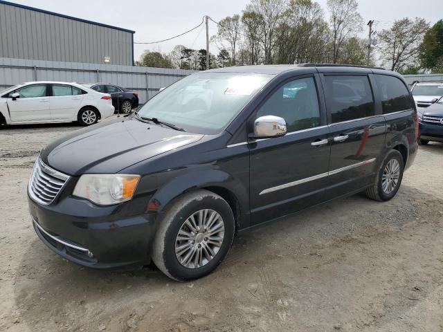 2C4RC1CG6DR623163 - 2013 CHRYSLER TOWN & COU TOURING L BLACK photo 1