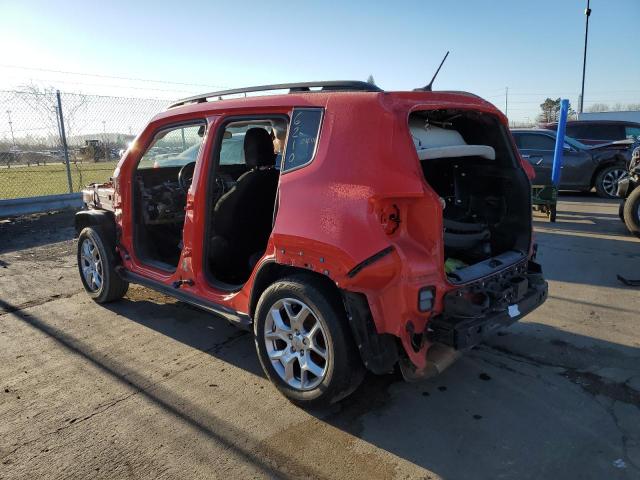 ZACCJABB1HPG66210 - 2017 JEEP RENEGADE LATITUDE RED photo 2