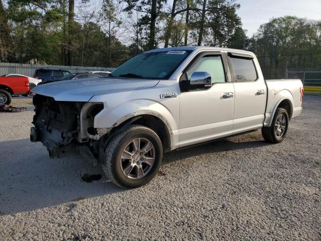 1FTEW1CF0FKE56717 - 2015 FORD F150 SUPERCREW SILVER photo 1