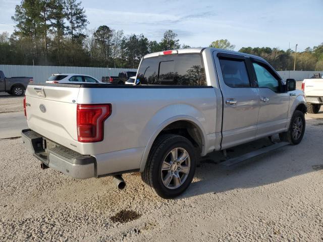 1FTEW1CF0FKE56717 - 2015 FORD F150 SUPERCREW SILVER photo 3