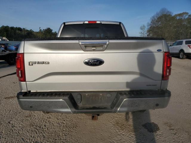 1FTEW1CF0FKE56717 - 2015 FORD F150 SUPERCREW SILVER photo 6