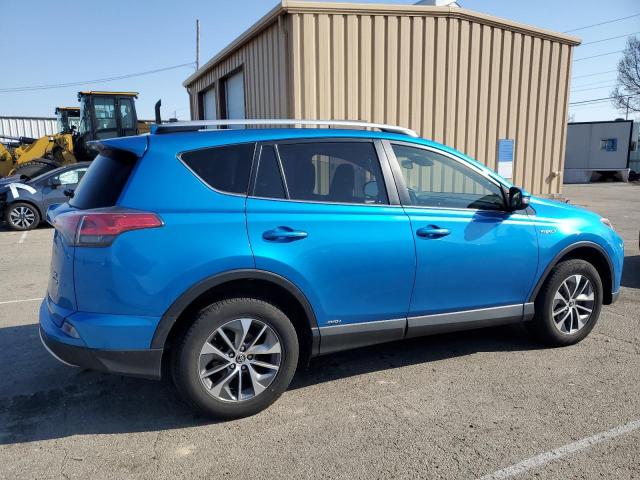 JTMRJREV2GD031685 - 2016 TOYOTA RAV4 HV XLE BLUE photo 3