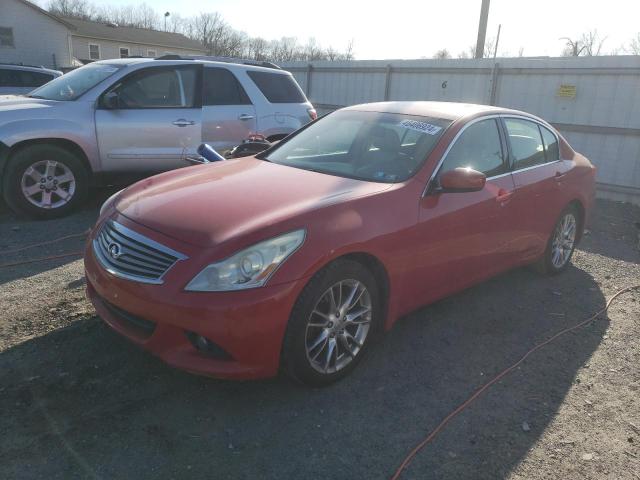 JN1CV6AR0AM458908 - 2010 INFINITI G37 RED photo 1