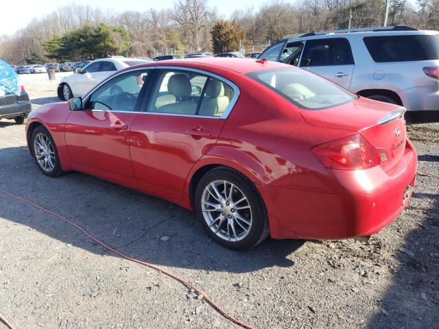 JN1CV6AR0AM458908 - 2010 INFINITI G37 RED photo 2