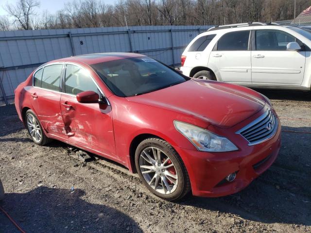 JN1CV6AR0AM458908 - 2010 INFINITI G37 RED photo 4