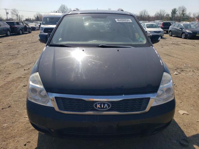 KNDMG4C79C6496351 - 2012 KIA SEDONA LX BLACK photo 5