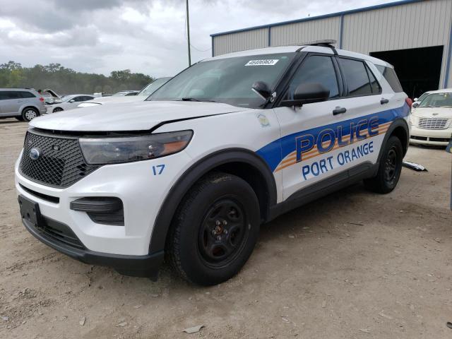 1FM5K8AW7MNA11292 - 2021 FORD EXPLORER POLICE INTERCEPTOR Ağ foto 1