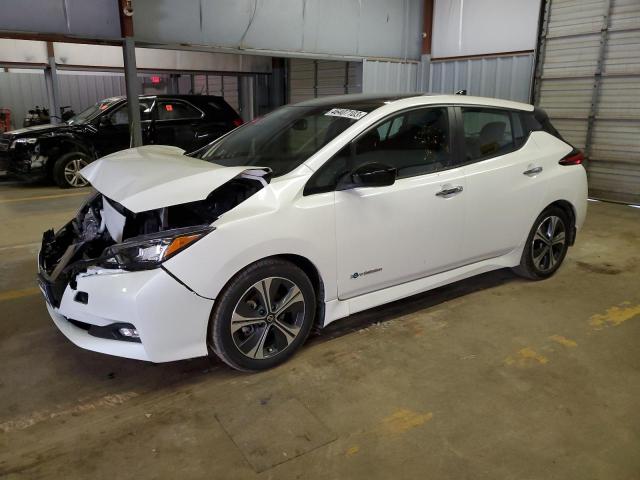 1N4AZ1CP4JC302244 - 2018 NISSAN LEAF S WHITE photo 1