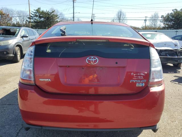 JTDKB20U467060221 - 2006 TOYOTA PRIUS RED photo 6