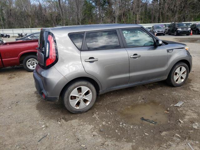 KNDJN2A20E7092842 - 2014 KIA SOUL GRAY photo 3