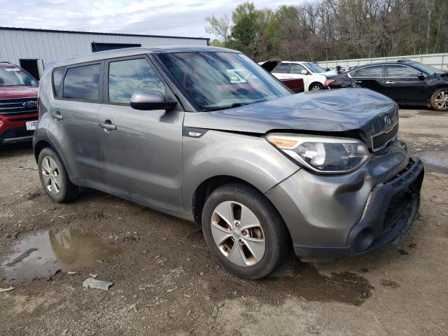 KNDJN2A20E7092842 - 2014 KIA SOUL GRAY photo 4