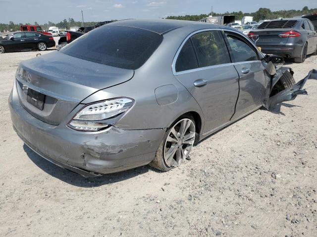 55SWF4JB6GU131234 - 2016 MERCEDES-BENZ C 300 GRAY photo 3