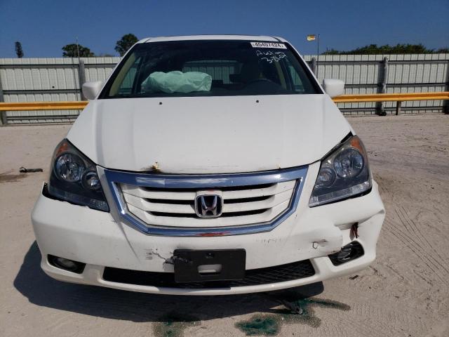 5FNRL3H68AB055386 - 2010 HONDA ODYSSEY EXL WHITE photo 5