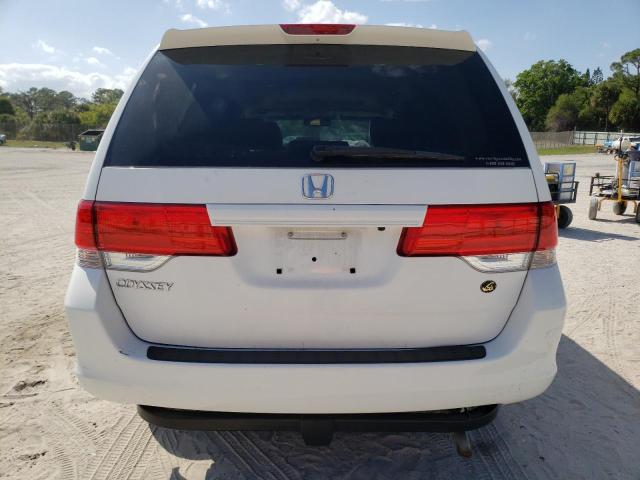 5FNRL3H68AB055386 - 2010 HONDA ODYSSEY EXL WHITE photo 6