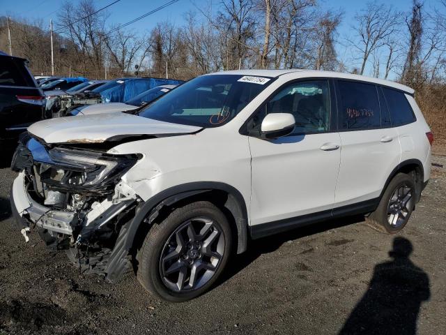 5FNYF8H55PB011149 - 2023 HONDA PASSPORT EXL WHITE photo 1