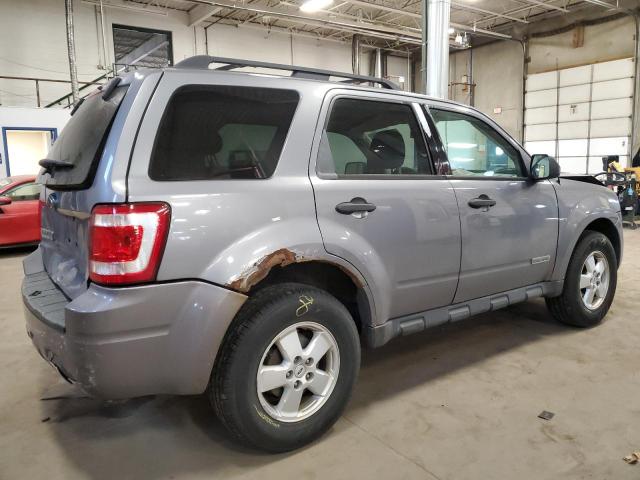 1FMCU03Z88KA13506 - 2008 FORD ESCAPE XLT GRAY photo 3