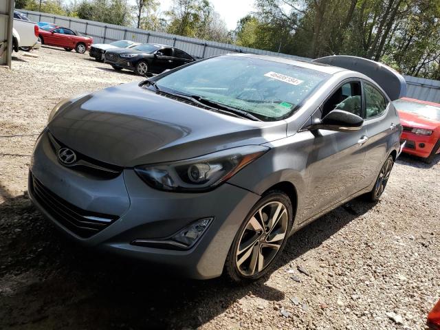 KMHDH4AE7EU095583 - 2014 HYUNDAI ELANTRA SE SILVER photo 1