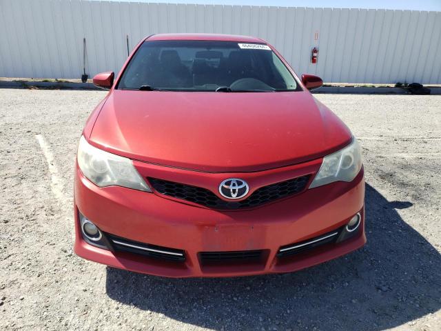 4T1BF1FK3CU599359 - 2012 TOYOTA CAMRY BASE RED photo 5