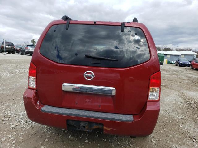 5N1AR18W25C750056 - 2005 NISSAN PATHFINDER LE 红色 照片 6