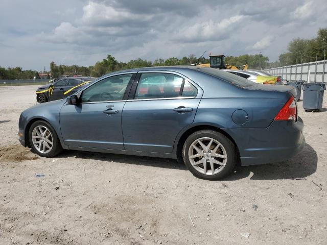 3FAHP0JA5CR202462 - 2012 FORD FUSION SEL BLUE photo 2