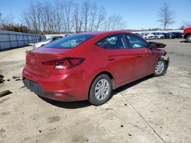 KMHD74LF4LU016361 - 2020 HYUNDAI ELANTRA SE RED photo 3