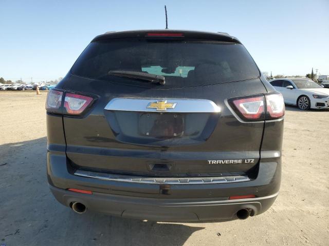 1GNKRJKD4EJ335968 - 2014 CHEVROLET TRAVERSE LTZ BLACK photo 6