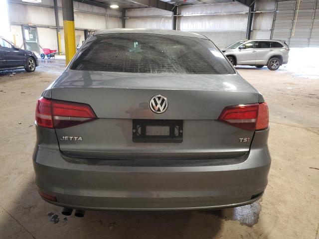 3VW2B7AJ8HM352445 - 2017 VOLKSWAGEN JETTA S GRAY photo 6