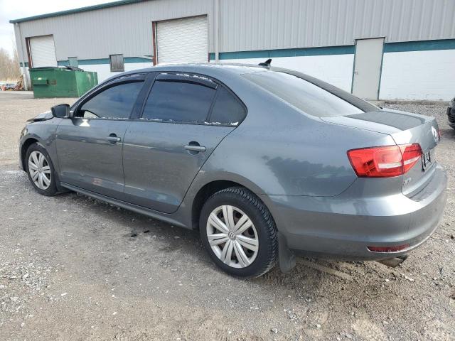 3VWLA7AJXFM301002 - 2015 VOLKSWAGEN JETTA TDI GRAY photo 2