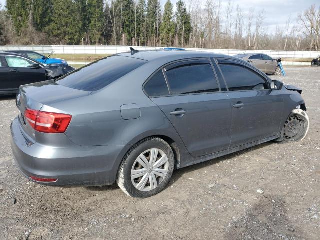 3VWLA7AJXFM301002 - 2015 VOLKSWAGEN JETTA TDI GRAY photo 3